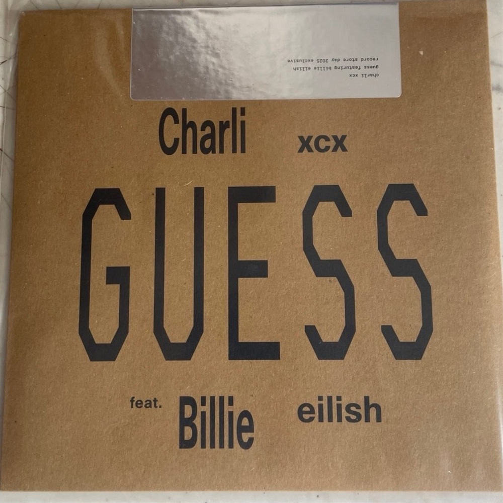 NWT charlie xcx featuring billie eilish guess record store day 2025 vinyl 7”
